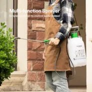 Vivosun 1.3 Gallon Pressure Sprayer 3 Water Nozzles with Adjustable Shoulder Strap - Green Thumb Depot