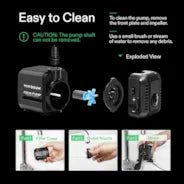Vivosun 130GPH Submersible Pump(500L/H, 6W) - Green Thumb Depot