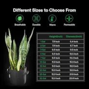 Vivosun 15 Gallon Grow Bags 5 - Pack Black Thickened Nonwoven Fabric Pots with Handles - Green Thumb Depot