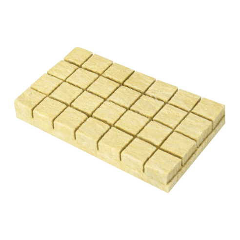 Vivosun 1.6" Rockwool Grow Cubes, 1 sheet of 28 Plugs - Green Thumb Depot