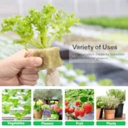 Vivosun 1.6" Rockwool Grow Cubes, 4 Sheets of 112 Plugs - Green Thumb Depot