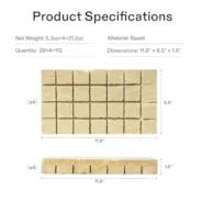 Vivosun 1.6" Rockwool Grow Cubes, 4 Sheets of 112 Plugs - Green Thumb Depot