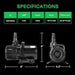 Vivosun 1600 GPH Submersible Water Pump 100W High Lift for Pond Waterfall - Green Thumb Depot