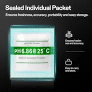 Vivosun 18 - Pack pH Meter Buffer Solution Powder, pH 6.86/4.00/9.18, pH Buffer Powder for Precise and Easy pH Tester Calibration - Green Thumb Depot