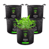 Vivosun 2 Gallon Grow Bags 5-Pack Black Thickened Nonwoven Fabric Pots with Handles