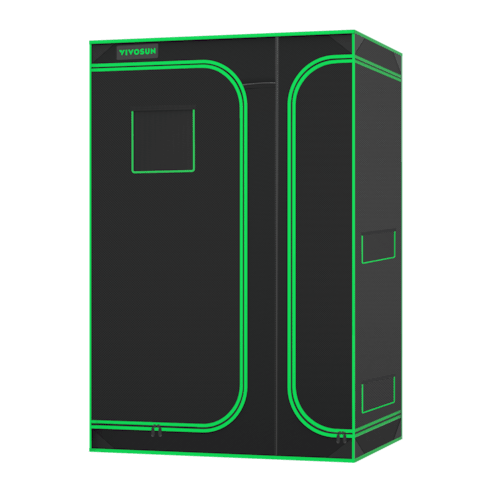 Vivosun 2 - in - 1 Grow Tent 4x5 D548, 6 - 8 Plants Use, with Multi - Chamber - Green Thumb Depot
