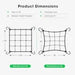 Vivosun 2 x 2Ft. Elastic Trellis Netting with 4 Hooks - Green Thumb Depot