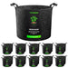 Vivosun 20 - Pack 5 Gallon Grow Bags, Heavy Duty Thickened Nonwoven Fabric Pots with Handles for Flowers Fruits and Vegetables Black - Green Thumb Depot