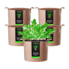 Vivosun 25 Gallon Grow Bags 5-Pack Brown Thickened Nonwoven Fabric Pots with Handles