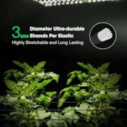 Vivosun 3 x 3Ft. Elastic Trellis Netting with 4 Hooks - Green Thumb Depot