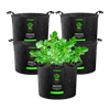 Vivosun 30 Gallon Grow Bags 5-Pack Black Thickened Nonwoven Fabric Pots with Handles