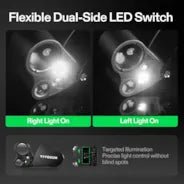 Vivosun 30X - 60X Jewelers Loupe Magnifier with LED Light (1 - Pack Black) - Green Thumb Depot