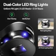 Vivosun 30X Rechargeable Loupe Magnifier with Optical Glass Lens and Lights - Green Thumb Depot