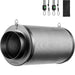 Vivosun 4 - Inch Air Carbon Filter for Odor Control, Black - Green Thumb Depot