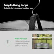 Vivosun 4 - Layer Mesh Drying Rack Hanging Design with Green Zippers - Green Thumb Depot