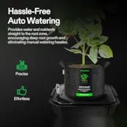 Vivosun 4 - Pack Self - Watering Fabric Pot Base and Grow Bags Set, Auto - Irrigation Water Delivery System with Reservoir Meter - Green Thumb Depot