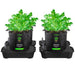 Vivosun 4 - Pack Self - Watering Fabric Pot Base and Grow Bags Set, Auto - Irrigation Water Delivery System with Reservoir Meter - Green Thumb Depot