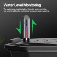 Vivosun 4 - Pack Self - Watering Fabric Pot Base and Grow Bags Set, Auto - Irrigation Water Delivery System with Reservoir Meter - Green Thumb Depot