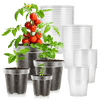 Vivosun 40 Packs 3/4/5/6 Inch Clear Nursery Pots with Drainage Holes