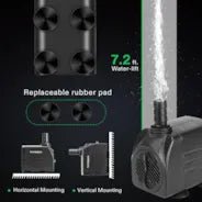 Vivosun 480GPH Submersible Pump, Ultra Quiet Water Pump - Green Thumb Depot