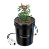 Vivosun 5 Gallon DWC Hydroponic System Kit (1 Bucket, Black)