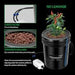 Vivosun 5 Gallon DWC Hydroponic System Kit (1 Bucket, Black) - Green Thumb Depot