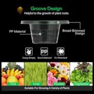 Vivosun 5 Gallon DWC Hydroponic System Kit (1 Bucket, Black) - Green Thumb Depot