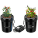 Vivosun 5 Gallon DWC Hydroponic System Kit (2 Bucket, Black) - Green Thumb Depot