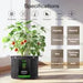 Vivosun 5 Gallon Grow Bags 5 - Pack Black Thickened Nonwoven Fabric Pots with Handles, Multi - Purpose Rings - Green Thumb Depot