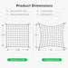 Vivosun 5 x 5Ft. Elastic Trellis Netting with 4 Hooks - Green Thumb Depot