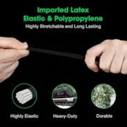 Vivosun 5 x 5Ft. Elastic Trellis Netting with 4 Hooks - Green Thumb Depot