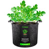 Vivosun 50 Gallon Grow Bags 1-Pack Black Thickened Nonwoven Fabric Pots with Handles