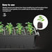 Vivosun 6 - Pack Seed Starter Trays, 240 - Cell Seed Starter Kit with 2 Set of LED Lights - Green Thumb Depot