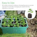 Vivosun 6 - Pack Seed Starter Trays, 72 - Cell Seed Starter Kit with Humidity Dome - Green Thumb Depot