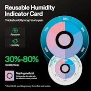 Vivosun 62% RH Two - Way Humidity Control Packs, Size 4 g, 10 Packs for Storing 1/2 oz, Moisture Balancer with RH Indicator Card for Food & Herb Storage - Green Thumb Depot