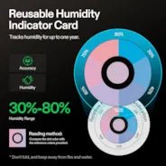 Vivosun 62% RH Two - Way Humidity Control Packs, Size 8 g, 10 Packs, Each for Storing 1 oz, Moisture Balancer with RH Indicator Card for Food & Herb Storage - Green Thumb Depot