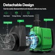 Vivosun 800GPH Submersible Pump(3000L/H, 24W) - Green Thumb Depot