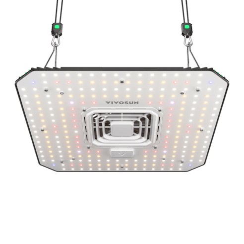 Vivosun AeroLight A100 Tunable Spectrum LED Grow Light 100W, with Integrated Circulation Fan, Compatible with APP, 2 x 2 Ft. Coverage - Green Thumb Depot