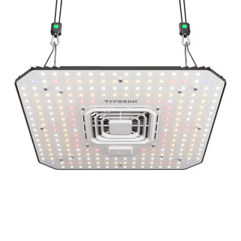 Vivosun AeroLight A100 Tunable Spectrum LED Grow Light 100W, with Integrated Circulation Fan, Compatible with APP, 2 x 2 Ft. Coverage