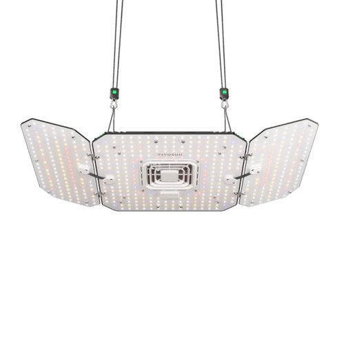 Vivosun AeroLight Wing AW200 Tunable Spectrum LED Grow Light 200W, with Integrated Circulation Fan, Compatible with APP, 3 x 3 Ft. Coverage - Green Thumb Depot