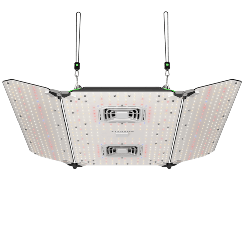 Vivosun AeroLight Wing AW400 Tunable Spectrum LED Grow Light 400W, with Integrated Circulation Fan, Compatible with APP, 4 x 4 Ft. Coverage - Green Thumb Depot