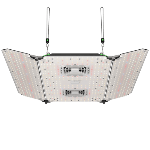 Vivosun AeroLight Wing AW400 Tunable Spectrum LED Grow Light 400W, with Integrated Circulation Fan, Compatible with APP, 4 x 4 Ft. Coverage