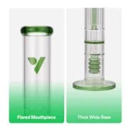 Vivosun Bong - Cutting - edge Water Pipe with Triple Percs and Ice - Catcher - Green Thumb Depot