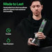 Vivosun Classic Beaker Bong – Sleek Glass Water Pipe with Dual Filtration & Ice Catcher - Green Thumb Depot