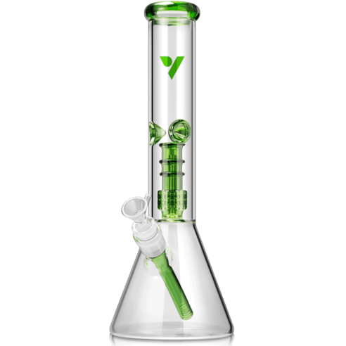 Vivosun Classic Beaker Bong – Sleek Glass Water Pipe with Dual Filtration & Ice Catcher - Green Thumb Depot