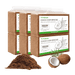 Vivosun Coco Coir Brick, 1.4lbs 100% Natural Organic Compressed Coconut Coir Fiber with Low EC 6 Pack - Green Thumb Depot