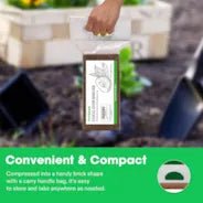 Vivosun Coco Coir Brick, 1.4lbs 100% Natural Organic Compressed Coconut Coir Fiber with Low EC 6 Pack - Green Thumb Depot