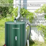Vivosun Collapsible Rain Barrel, 53 Gallon, Green - Green Thumb Depot