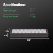 Vivosun Filter Replacement for VGrow Smart Grow Box, 2 - Pack - Green Thumb Depot