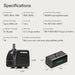 Vivosun FlexFeed Automatic Drip Irrigation Kit for Indoor & Outdoor Plants, Smart Watering System with 16 Drip Emitters, 4mm Fast Flow, App - Controlled A10 GrowHub, Quiet 15W Pump - Green Thumb Depot
